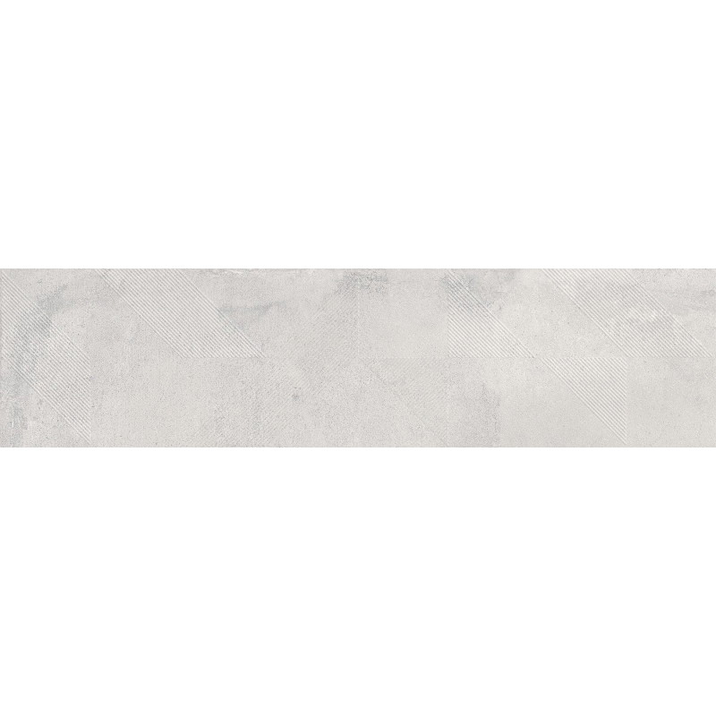 Mexen Lassa Spiga Bianco glazovaný rektifikovaný G1, nástěnná dlaždice 120 x 30 cm, mat - TL705-120-030-52