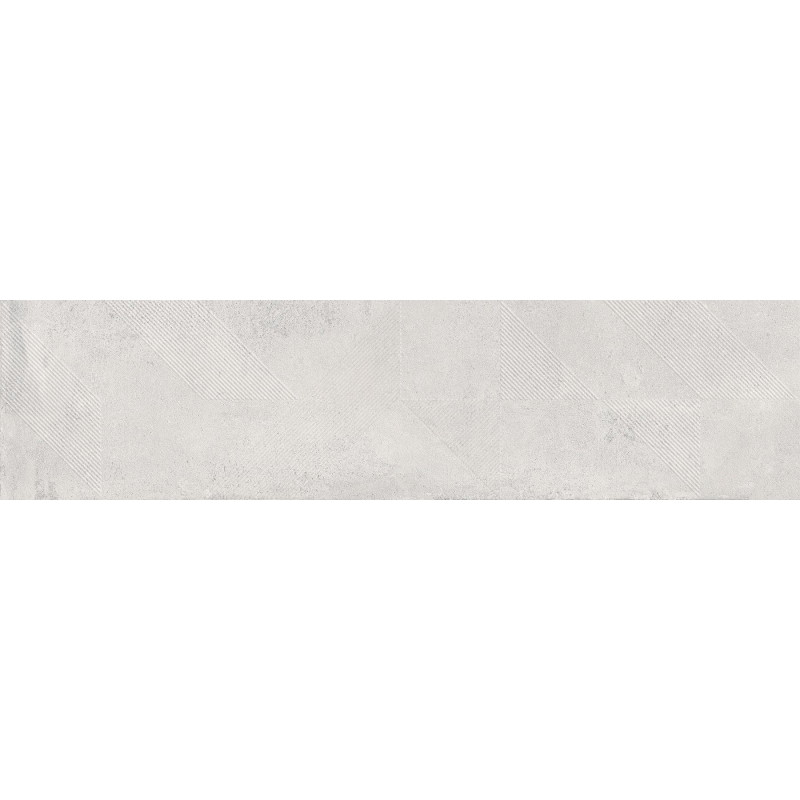 Mexen Lassa Spiga Bianco glazovaný rektifikovaný G1, nástěnná dlaždice 120 x 30 cm, mat - TL705-120-030-52