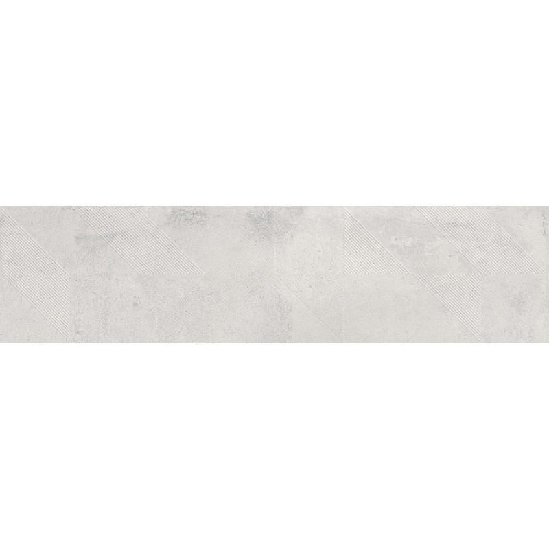 Mexen Lassa Spiga Bianco glazovaný rektifikovaný G1, nástěnná dlaždice 120 x 30 cm, mat - TL705-120-030-52