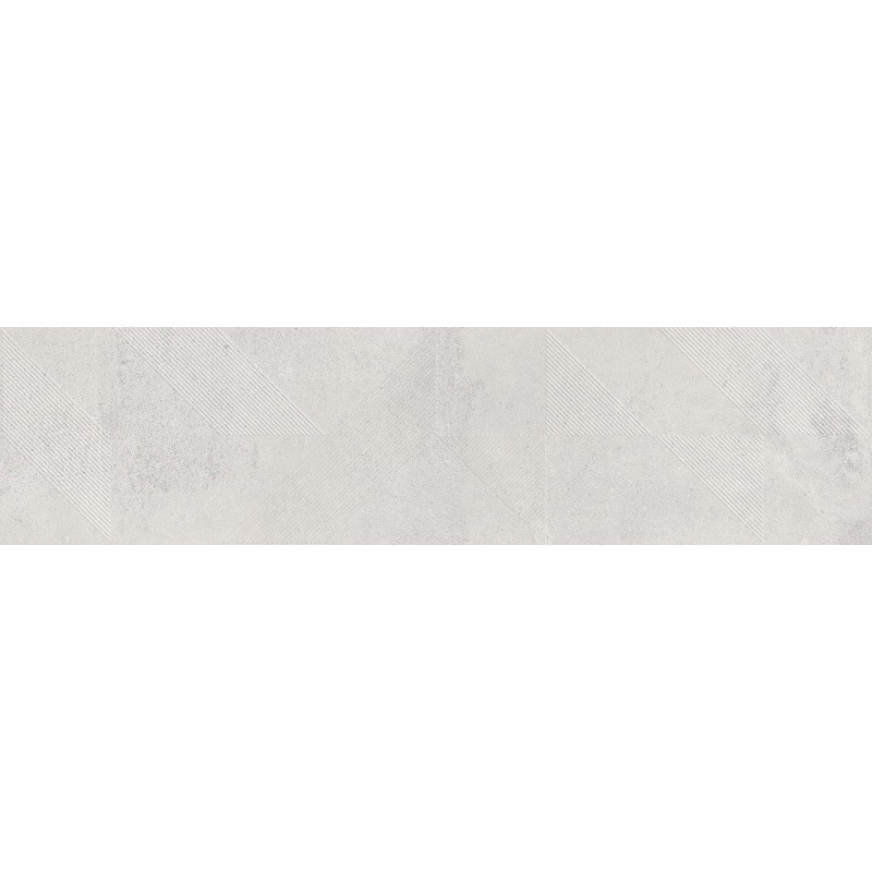 Mexen Lassa Spiga Bianco glazovaný rektifikovaný G1, nástěnná dlaždice 120 x 30 cm, mat - TL705-120-030-52