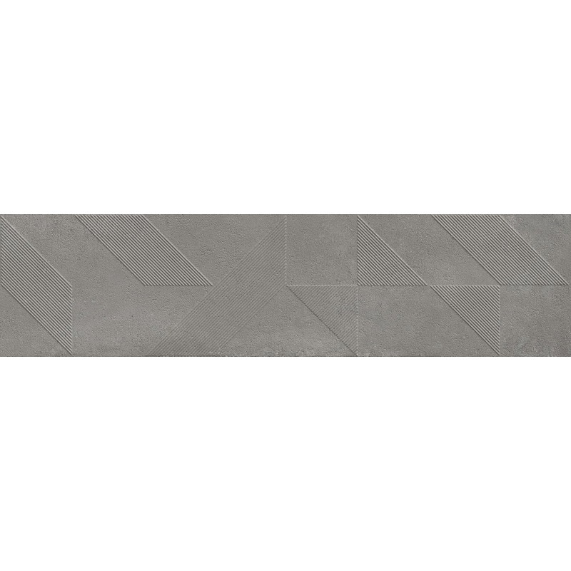Mexen Lassa Spiga Steel glazovaný rekt. G1, stěnová dlaždice 120 x 30 cm, matná - TL705-120-030-53