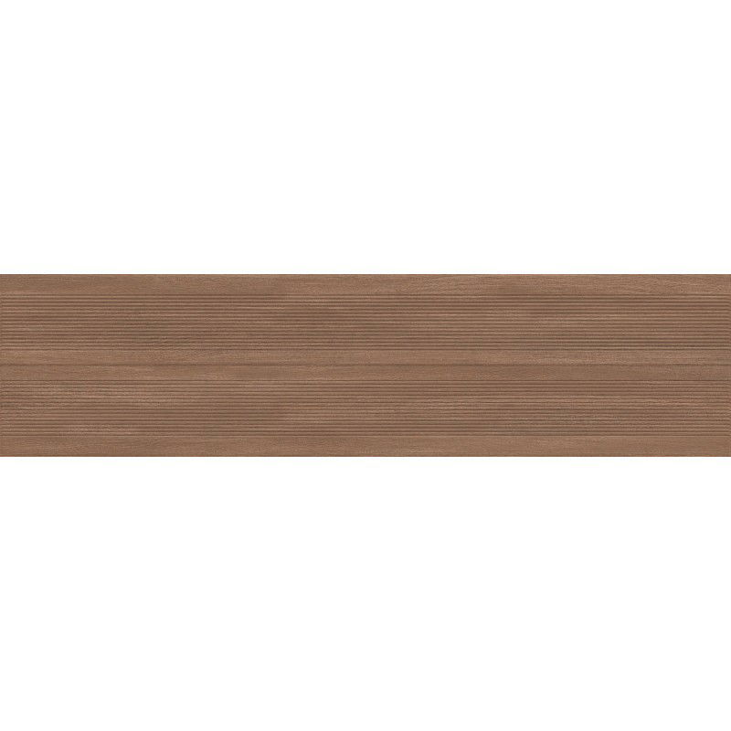 Mexen Prestige Wood Hnědý glazovaný gres rekt. G1, dřevo imitující stěnová dlaždice 120 x 30 cm, mat - TL706-120-030-50