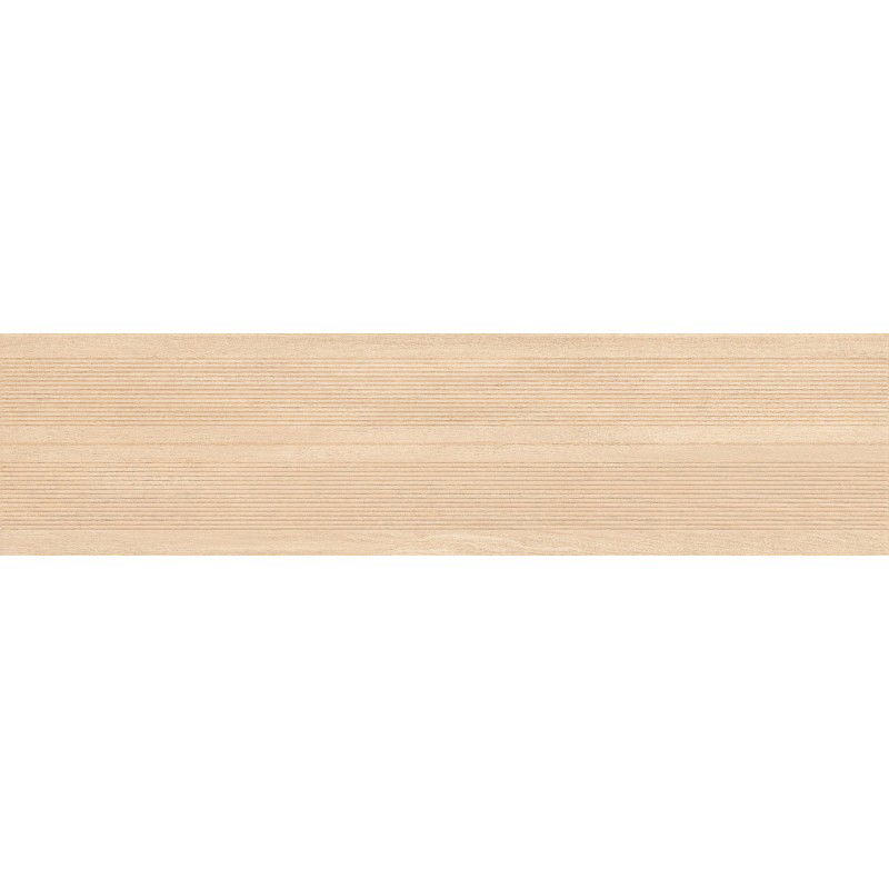 Mexen Prestige Wood Glazovaný rektifikovaný gres crema G1, obklad připomínající dřevo 120 x 30 cm, matný