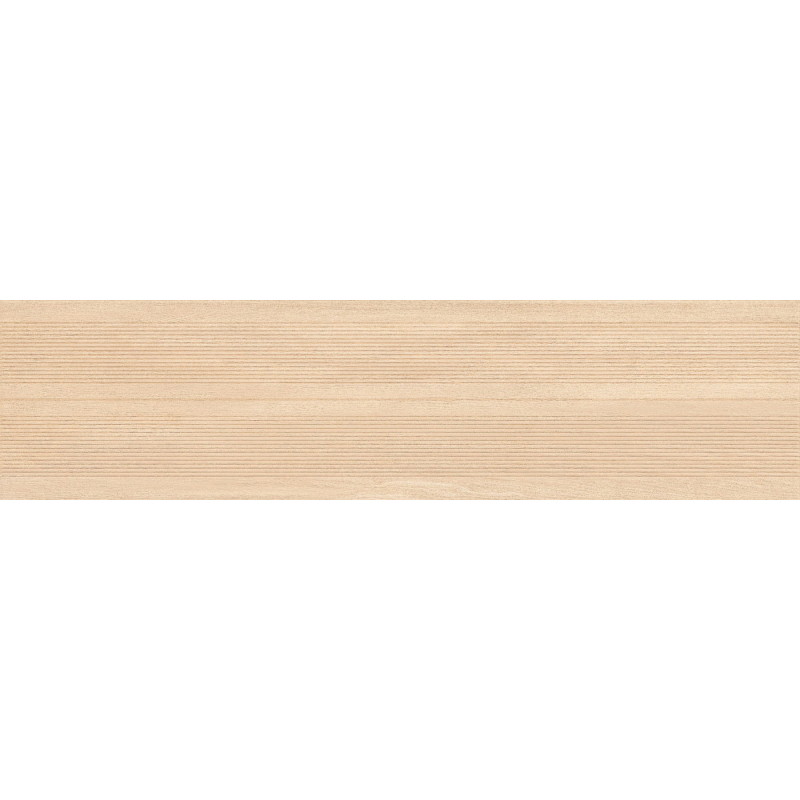 Mexen Prestige Wood Kremová glazovaná rektifikovaná dlažba G1, dlaždice s imitací dřeva 120 x 30 cm, mat