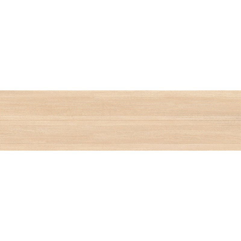 Mexen Prestige Wood Glazovaný rektifikovaný gres crema G1, obklad připomínající dřevo 120 x 30 cm, matný