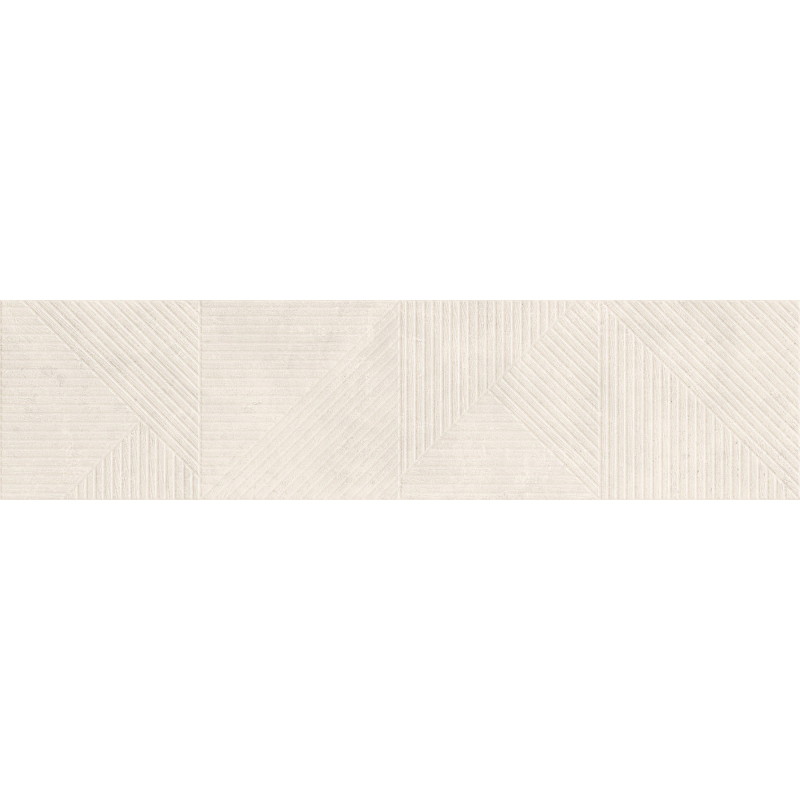 Mexen Magnifica Avenue Talc glazovaný gres rek. G1, nástěnná dlaždice 120 x 30 cm, matná - TL707-120-030-52