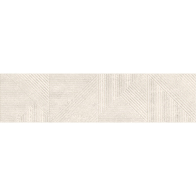 Mexen Magnifica Avenue Talc glazovaný gres rek. G1, nástěnná dlaždice 120 x 30 cm, matná - TL707-120-030-52