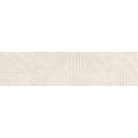 Mexen Magnifica Avenue Talc glazovaný gres rek. G1, nástěnná dlaždice 120 x 30 cm, matná - TL707-120-030-52