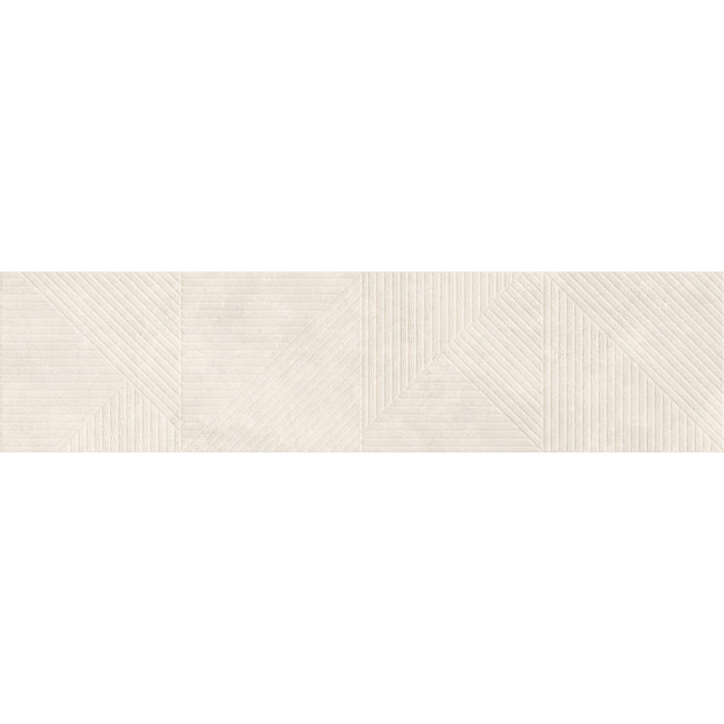 Mexen Magnifica Avenue Talc glazovaný gres rek. G1, nástěnná dlaždice 120 x 30 cm, matná - TL707-120-030-52