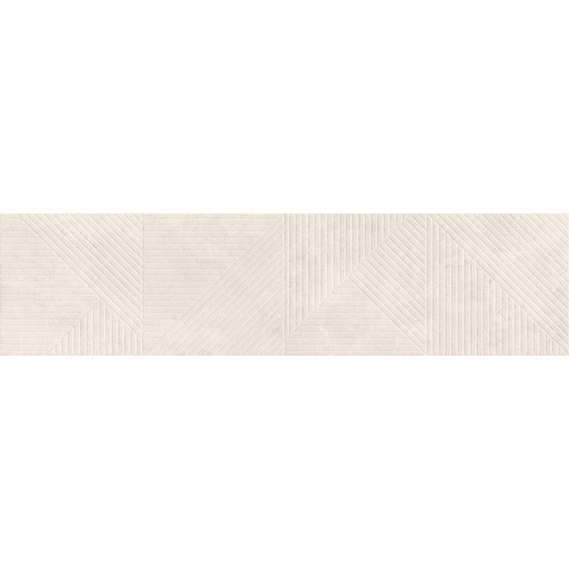 Mexen Magnifica Avenue Talc glazovaný gres rek. G1, nástěnná dlaždice 120 x 30 cm, matná - TL707-120-030-52