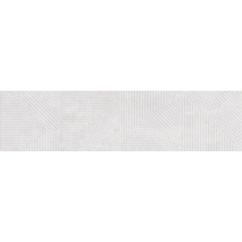 Mexen Magnifica Avenue Bianco glazovaný rekt. G1, nástěnná dlaždice 120 x 30 cm, matná - TL707-120-030-53