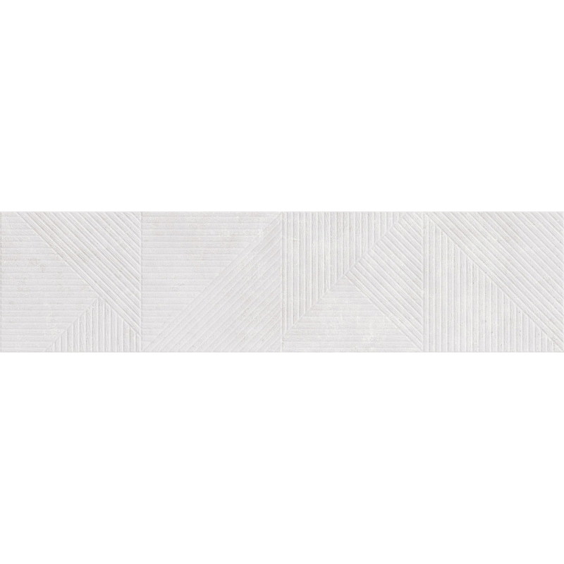 Mexen Magnifica Avenue Bianco glazovaný rekt. G1, nástěnná dlaždice 120 x 30 cm, matná - TL707-120-030-53