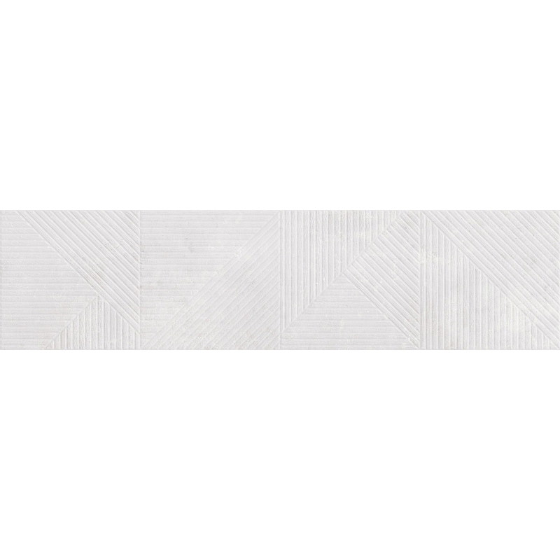 Mexen Magnifica Avenue Bianco glazovaný rekt. G1, nástěnná dlaždice 120 x 30 cm, matná - TL707-120-030-53