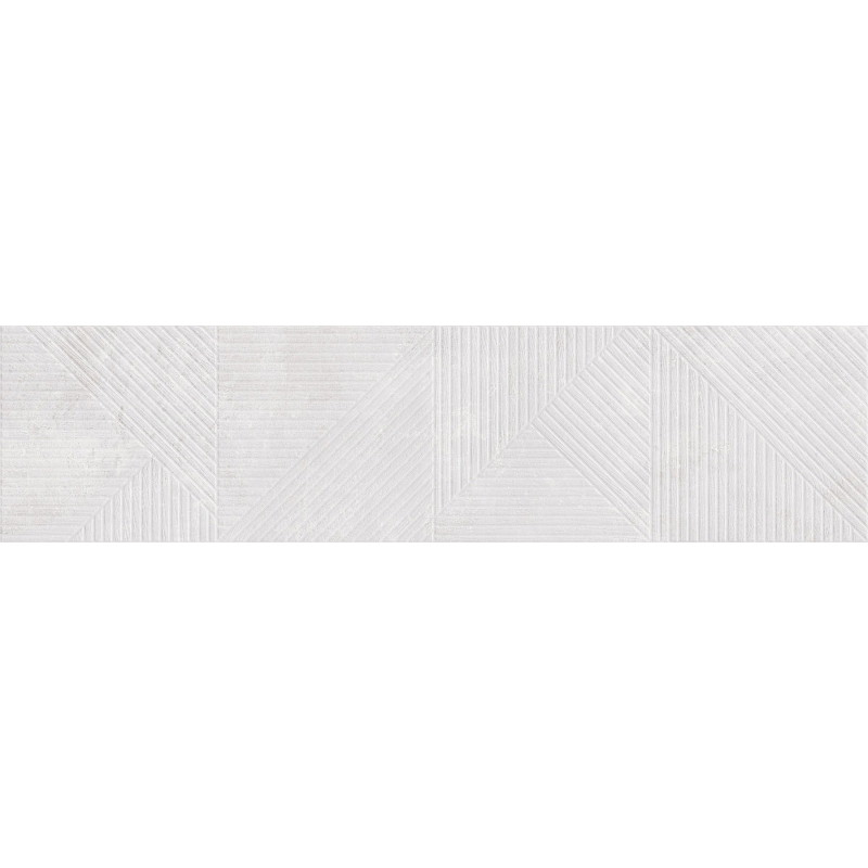 Mexen Magnifica Avenue Bianco glazovaný rekt. G1, nástěnná dlaždice 120 x 30 cm, matná - TL707-120-030-53