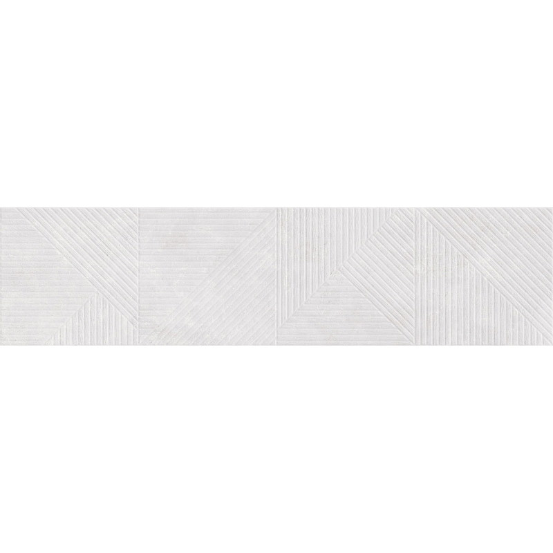 Mexen Magnifica Avenue Bianco glazovaný rekt. G1, nástěnná dlaždice 120 x 30 cm, matná - TL707-120-030-53