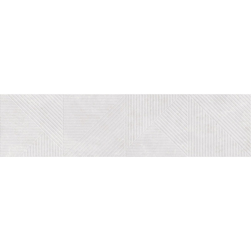 Mexen Magnifica Avenue Bianco glazovaný rekt. G1, nástěnná dlaždice 120 x 30 cm, matná - TL707-120-030-53