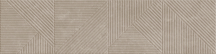 Mexen Magnifica Avenue Taupe lesklý rektifikovaný gres G1, nástěnný obklad 120 x 30 cm, mat - TL707-120-030-54