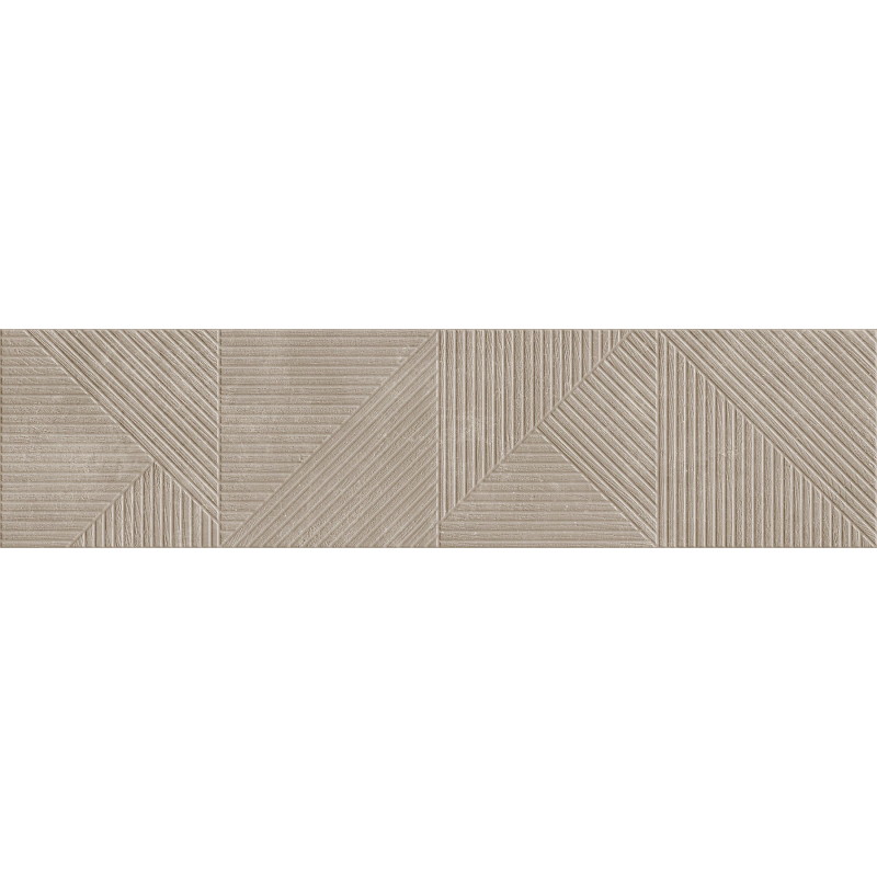 Mexen Magnifica Avenue Taupe lesklý rektifikovaný gres G1, nástěnný obklad 120 x 30 cm, mat - TL707-120-030-54