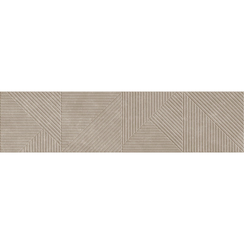 Mexen Magnifica Avenue Taupe lesklý rektifikovaný gres G1, nástěnný obklad 120 x 30 cm, mat - TL707-120-030-54