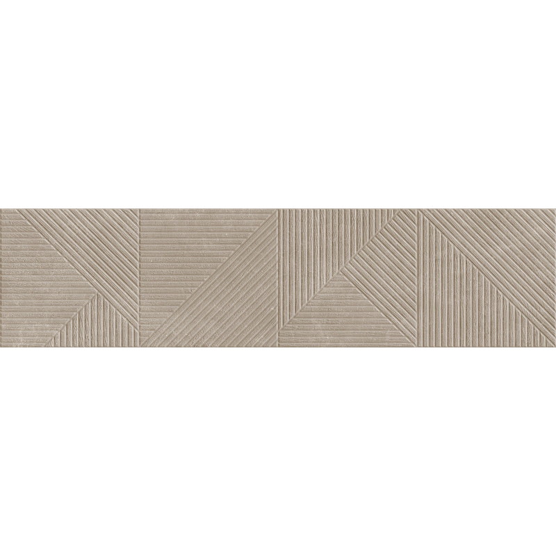 Mexen Magnifica Avenue Taupe lesklý rektifikovaný gres G1, nástěnný obklad 120 x 30 cm, mat - TL707-120-030-54