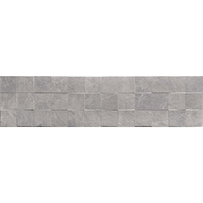 Mexen Icon Lyon Grigio glazovaná kamenina rek. G1, nástěnná dlaždice 120 x 30 cm, matná - TL712-120-030-51