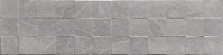 Mexen Icon Lyon Grigio glazovaný gres řez., nástěnná dlaždice 120 x 30 cm, matná - TL712-120-030-51