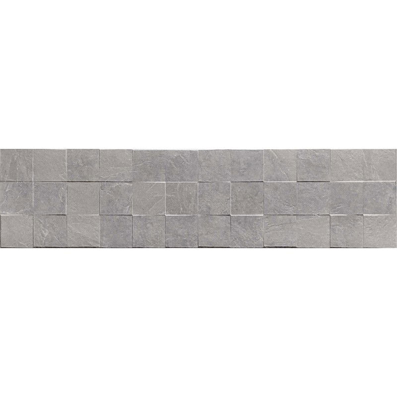 Mexen Icon Lyon Grigio glazovaná kamenina rek. G1, nástěnná dlaždice 120 x 30 cm, matná - TL712-120-030-51