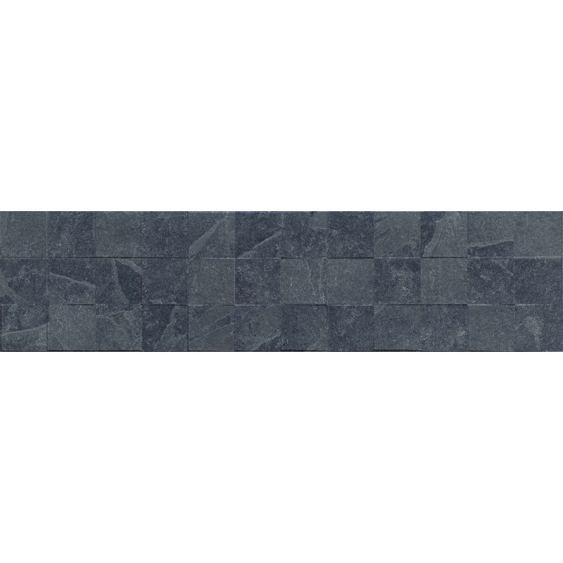Mexen Icon Lyon Nero gres glazovaný rekt. G1, nástěnná dlažba 120 x 30 cm, matná - TL712-120-030-52