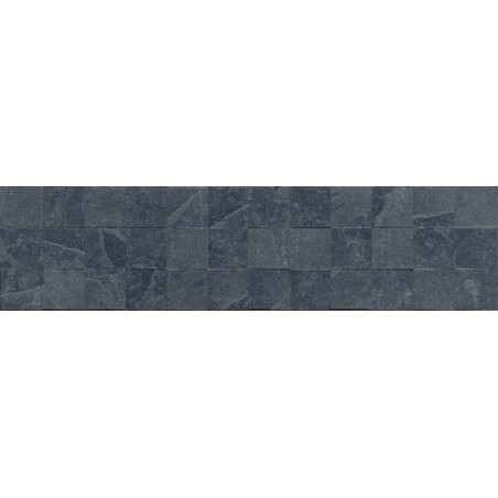 Mexen Icon Lyon Nero gres glazovaný rekt. G1, nástěnná dlažba 120 x 30 cm, matná - TL712-120-030-52