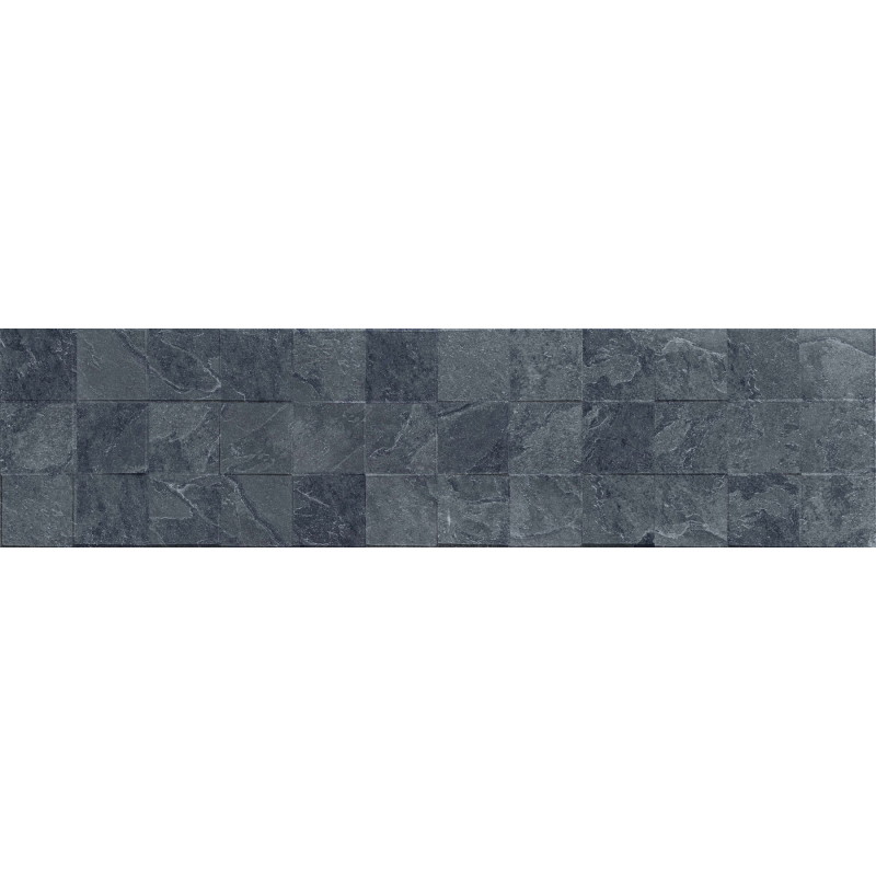 Mexen Icon Lyon Nero gres glazovaný rekt. G1, nástěnná dlažba 120 x 30 cm, matná - TL712-120-030-52