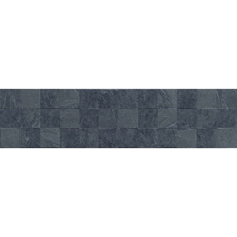 Mexen Icon Lyon Nero gres glazovaný rekt. G1, nástěnná dlažba 120 x 30 cm, matná - TL712-120-030-52