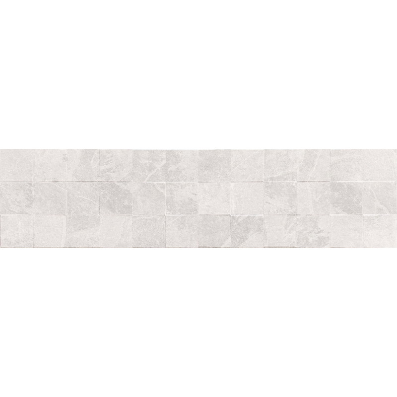 Mexen Icon Lyon Bianco glazované gres rekt. G1, nástěnná dlaždice 120 x 30 cm, mat - TL712-120-030-53