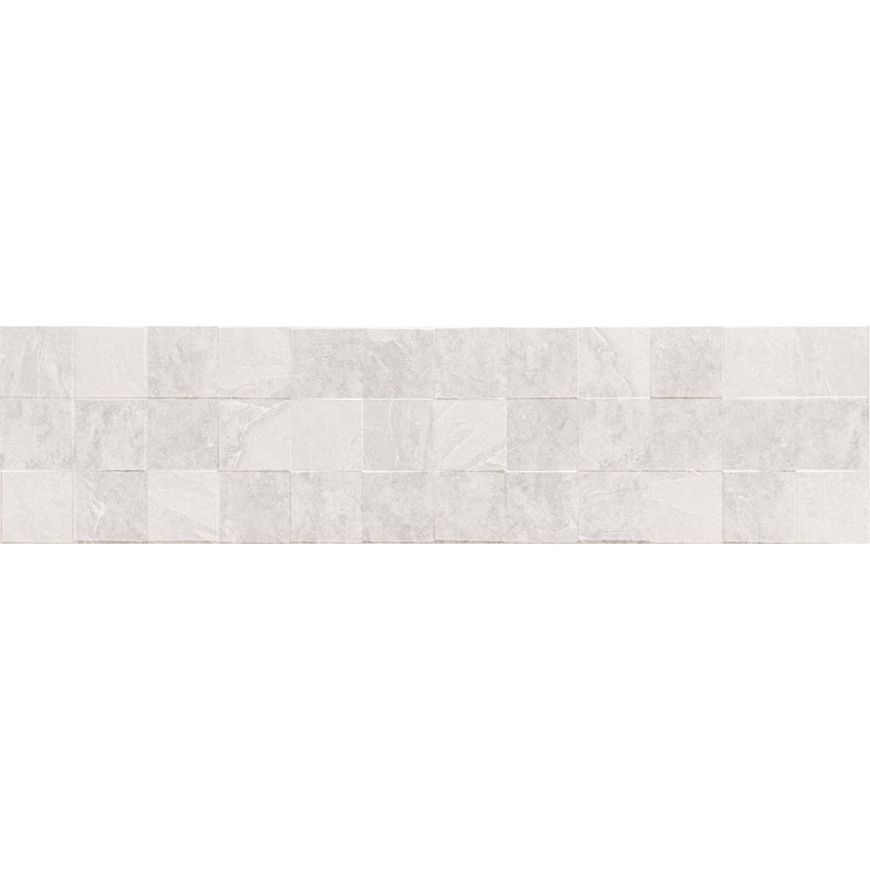 Mexen Icon Lyon Bianco glazované gres rekt. G1, nástěnná dlaždice 120 x 30 cm, mat - TL712-120-030-53