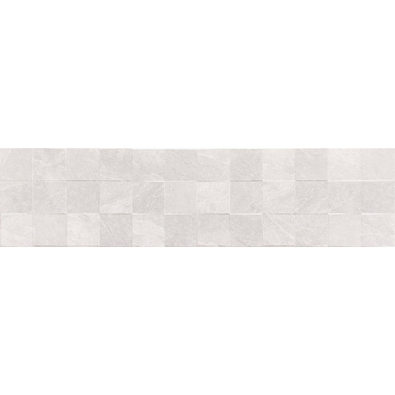 Mexen Icon Lyon Bianco glazované gres rekt. G1, nástěnná dlaždice 120 x 30 cm, mat - TL712-120-030-53