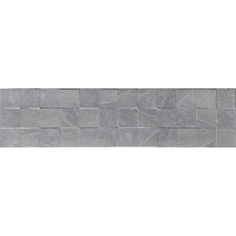 Mexen Icon Lyon Gris gres lesklý rekt. G1, obkladová dlaždice 120 x 30 cm, matná - TL712-120-030-54