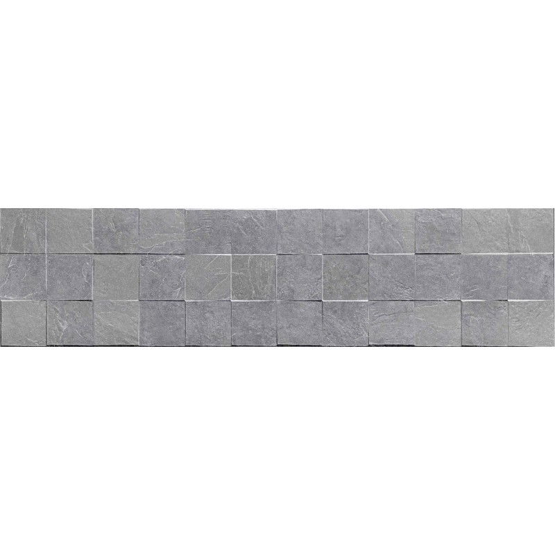 Mexen Icon Lyon Gris gres glazovaný rek. G1, podlahová a stěnová dlaždice 120 x 30 cm, mat - TL712-120-030-54