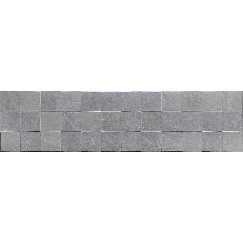Mexen Icon Lyon Gris gres lesklý rekt. G1, obkladová dlaždice 120 x 30 cm, matná - TL712-120-030-54