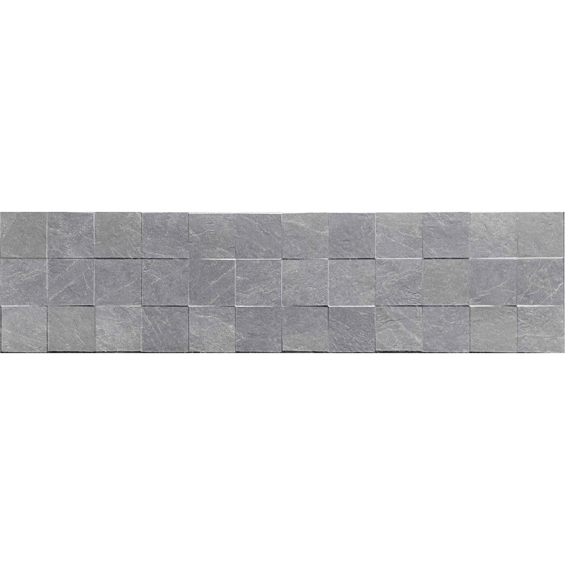 Mexen Icon Lyon Gris gres lesklý rekt. G1, obkladová dlaždice 120 x 30 cm, matná - TL712-120-030-54