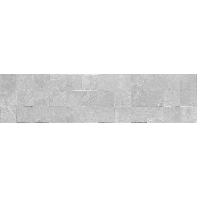 Mexen Icon Lyon Silver glazovaná kamenina rekt. G1, nástěnná dlaždice 120 x 30 cm, matná - TL712-120-030-55