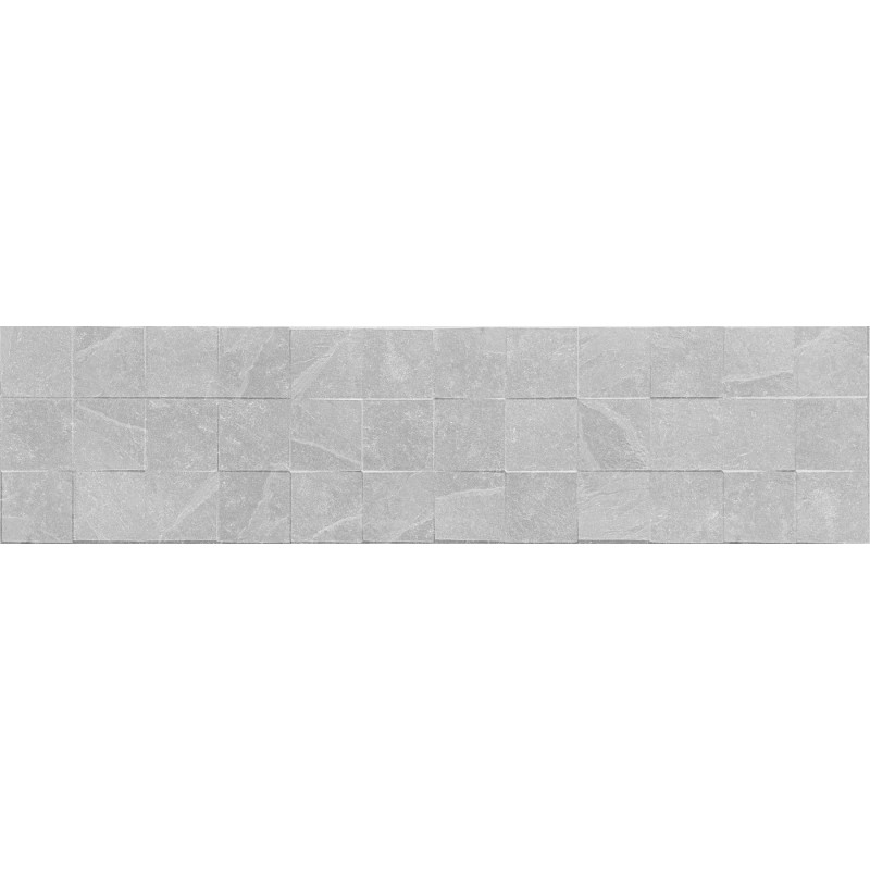Mexen Icon Lyon Silver glazovaná kamenina rekt. G1, nástěnná dlaždice 120 x 30 cm, matná - TL712-120-030-55