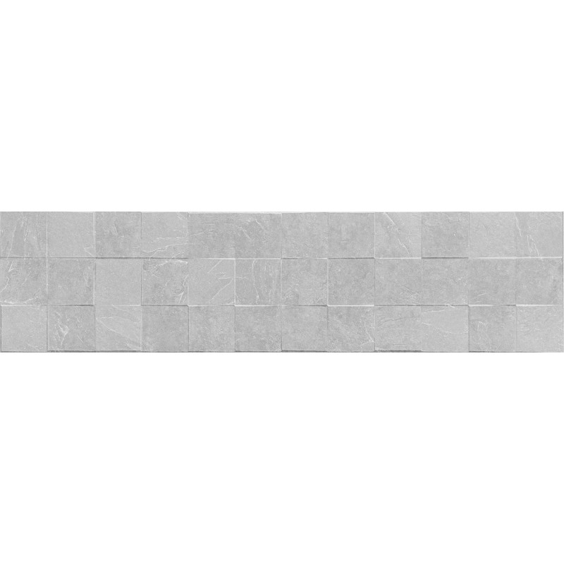Mexen Icon Lyon Silver glazovaná kamenina rekt. G1, nástěnná dlaždice 120 x 30 cm, matná - TL712-120-030-55