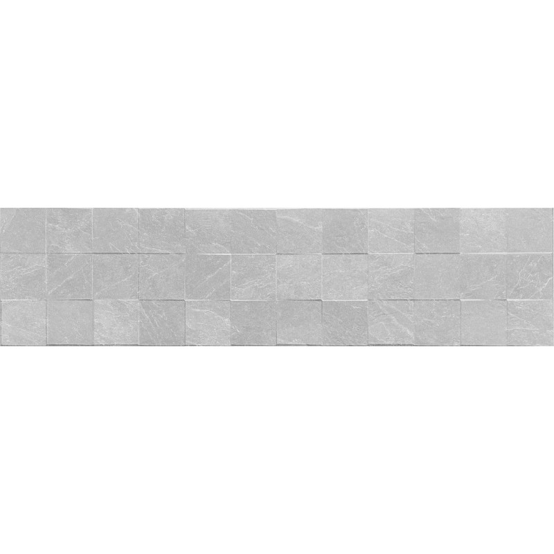 Mexen Icon Lyon Silver glazovaná kamenina rekt. G1, nástěnná dlaždice 120 x 30 cm, matná - TL712-120-030-55