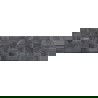 Mexen Riga Lyon Black glazovaný rekt. G1, dlažba s dřevěným vzhledem podlahová–stěnová 120 x 30 cm, matná