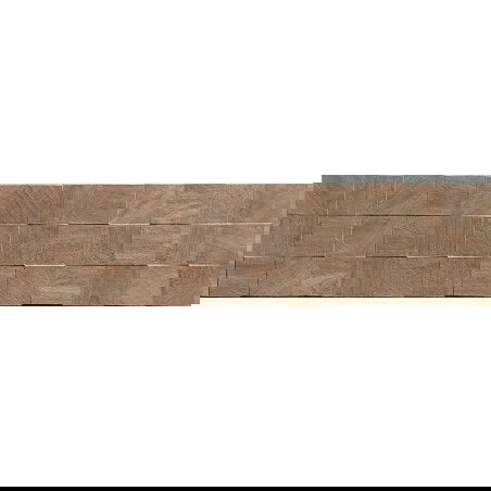 Mexen Riga Lyon Brown glazovaný gres rekt. G1, dlaždice na stěnu imitující dřevo 120 x 30 cm, mat - TL713-120-030-51