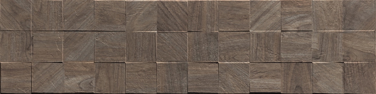 Mexen Riga Lyon Choco gres glazovaný rekt. G1, dlažba se vzhledem dřeva, na stěnu, 120 x 30 cm, mat - TL713-120-030-52