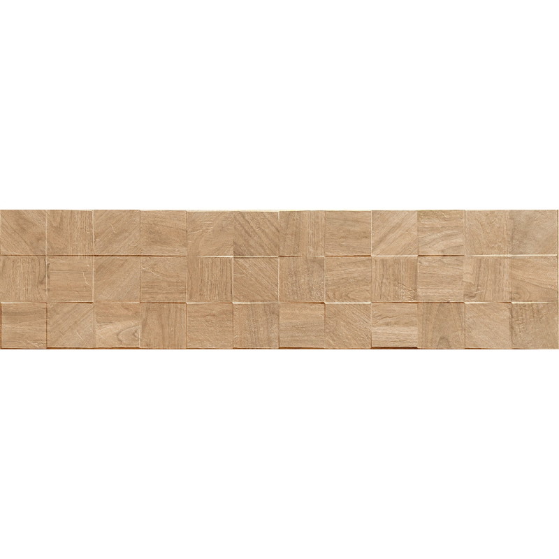 Mexen Riga Lyon Honey gres glazovaný rekt. G1, stěnová dlaždice s dřevěným vzhledem 120 x 30 cm, matná