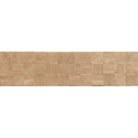 Mexen Riga Lyon Honey gres glazovaný rekt. G1, stěnová dlaždice s dřevěným vzhledem 120 x 30 cm, matná
