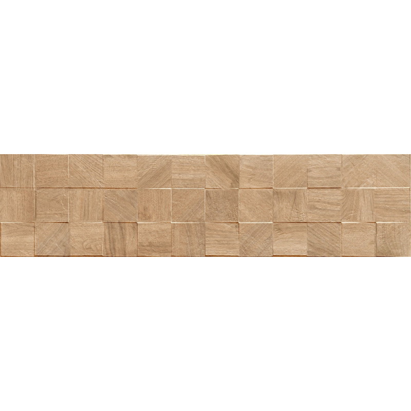 Mexen Riga Lyon Honey gres glazovaný rekt. G1, stěnová dlaždice s dřevěným vzhledem 120 x 30 cm, matná