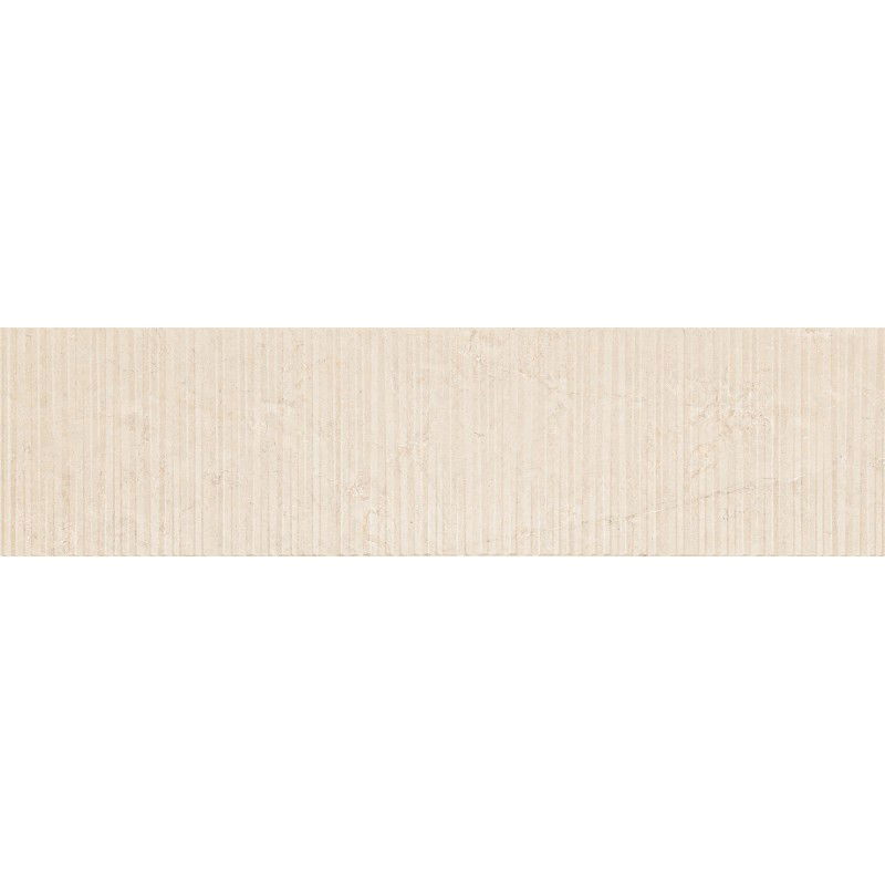 Mexen Flamingo Mayolica Crema glazovaný rekt. G1, stěnová dlaždice 120 x 30 cm, carving - TL715-120-030-51