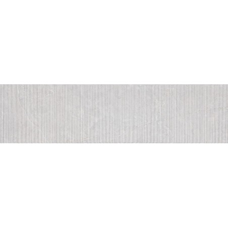 Mexen Flamingo Mayolica Gris glazovaný gres rekt. G1, nástěnná dlaždice 120 x 30 cm, carving - TL715-120-030-52